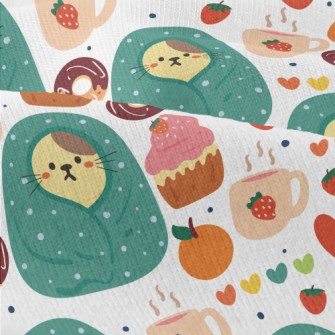 Cold-fearing Cats And Desserts Modern Jersey