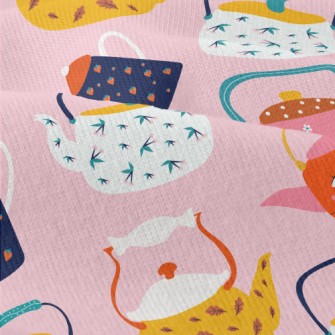 Cute Pattern Teapot Modern Jersey