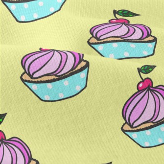 Cherry Cream Cup Cake Modern Jersey