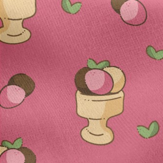 Three Color Ice Cream Bowl Jersey Backed Fleece