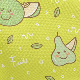 Summer Green Fruits Pongee