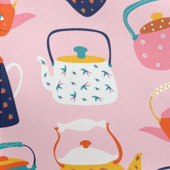 Cute Pattern Teapot Pongee