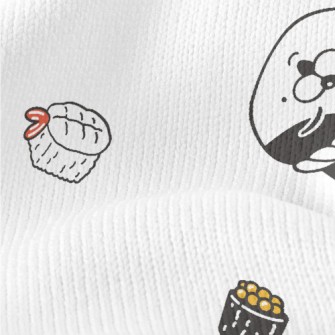 Cat Sushi Chef Stretch Jersey