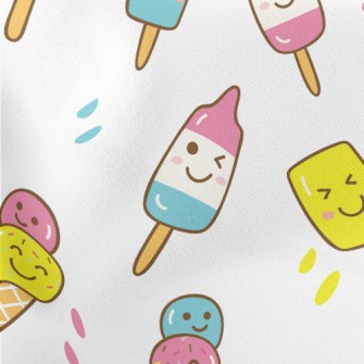Naughty Summer Ice Cream Lightweight Cotton Poplin