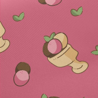Three Color Ice Cream Bowl Midweight Cotton Poplin