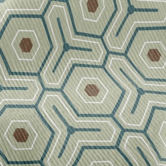 Hexagonal Maze Standard Corduroy