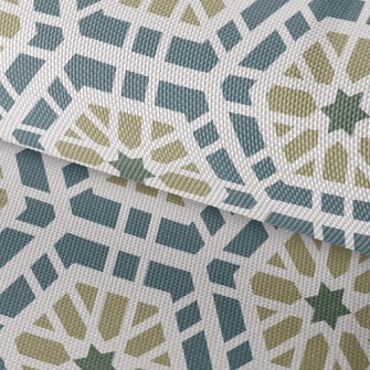 Hexagonal Geometric Tiles Waterproof Oxford