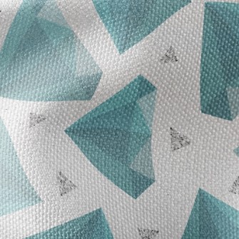 Blue-green Rhombus Waterproof Canvas