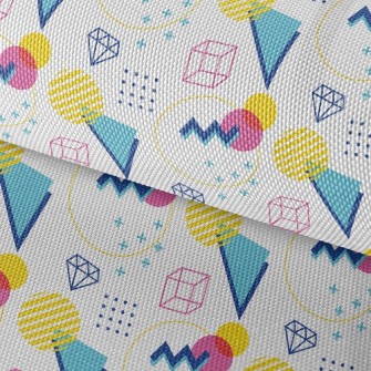 Colorful Circle Gemstones Waterproof Oxford