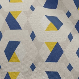 3d Hexagon Chiffon