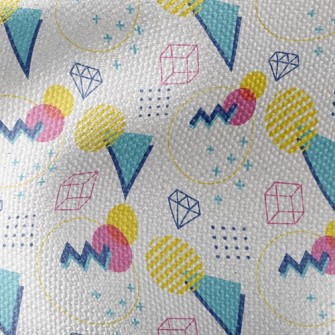 Colorful Circle Gemstones Waterproof Canvas