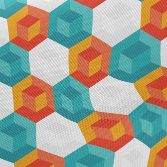 Abstract Hexagon Twill