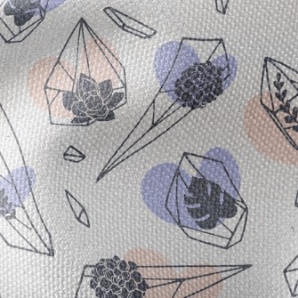 Gems And Flowers Waterproof Canvas