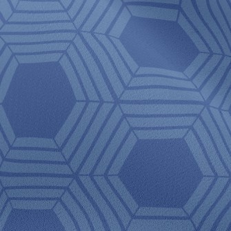 Blue Kaleidoscope Chiffon