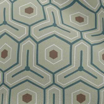 Hexagonal Maze Chiffon