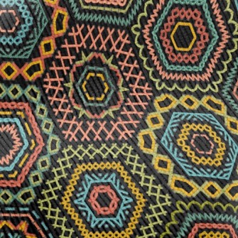 Ethnic Embroidery Standard Corduroy