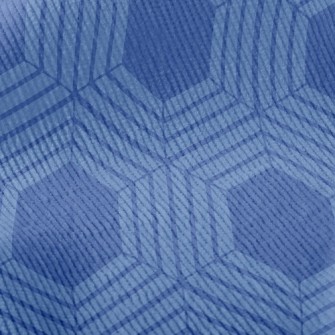 Blue Kaleidoscope Standard Corduroy