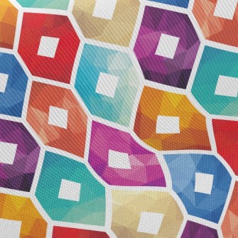 Gradient Pattern Flower Twill