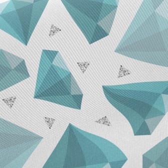 Blue-green Rhombus Twill