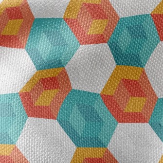 Abstract Hexagon Waterproof Canvas