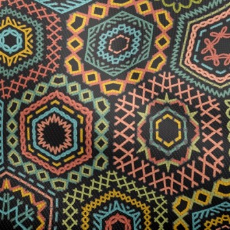 Ethnic Embroidery Dobby