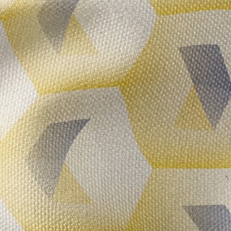 Yellow Three-dimensional Hexag Waterproof Canvas