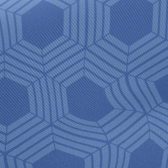 Blue Kaleidoscope Twill