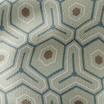 Hexagonal Maze Waterproof Canvas