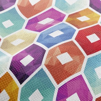 Gradient Pattern Flower Performance Linen