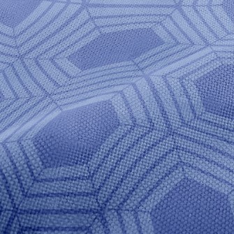 Blue Kaleidoscope Performance Linen