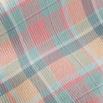 Pastel Plaid Standard Corduroy