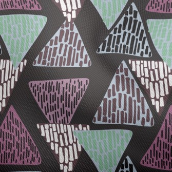 Leopard Print Triangle Dobby