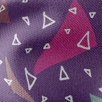 Triangle Like Shredded Paper Waterproof Canvas