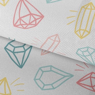 Sketch Diamonds And Gemstones Waterproof Oxford