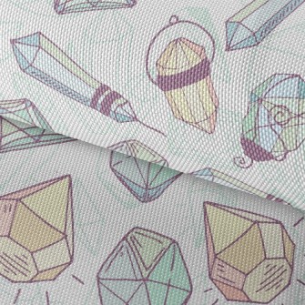 Hand Drawn Diamonds Waterproof Oxford