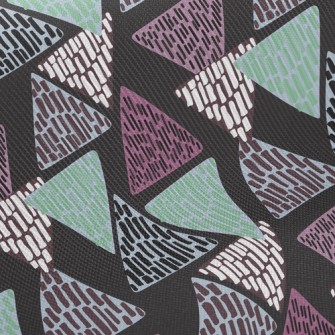 Leopard Print Triangle Twill