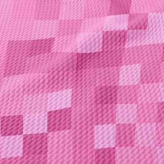 Pink Mark Brick Birdseye Piqué
