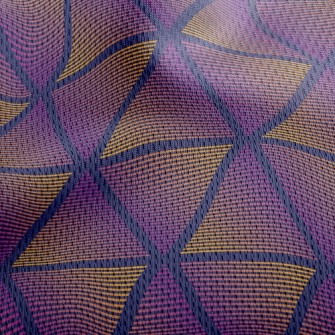 Gradient Triangle Athletic Mesh Flat Back