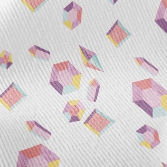 Pastel Hexagonal Gemstone Standard Corduroy