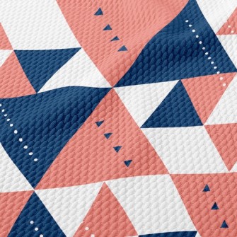 Big And Small Triangles Birdseye Piqué