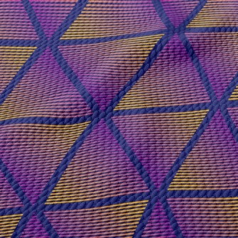 Gradient Triangle Birdseye Piqué
