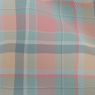 Pastel Plaid Chiffon