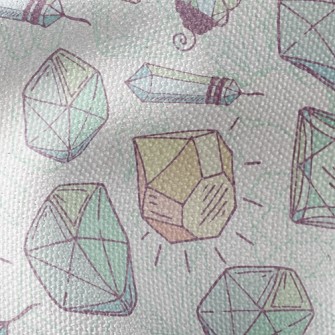 Hand Drawn Diamonds Waterproof Canvas