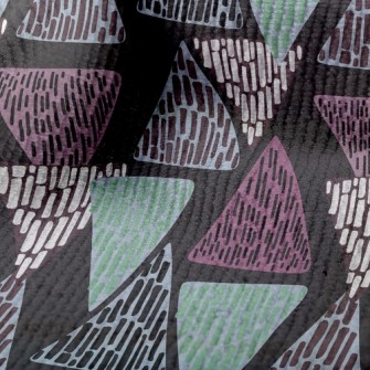 Leopard Print Triangle Terry