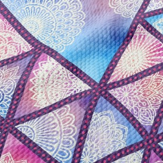 Lace Triangle Birdseye Piqué