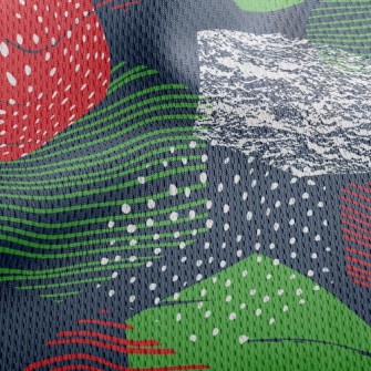 Unique Creation Athletic Mesh Flat Back