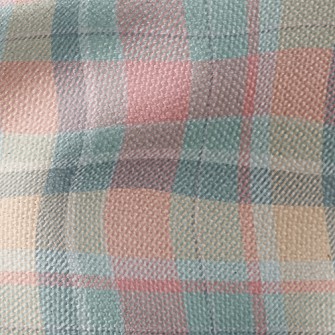 Pastel Plaid Waterproof Canvas