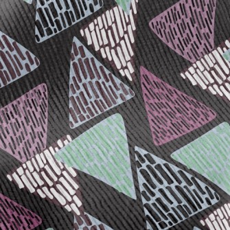 Leopard Print Triangle Standard Corduroy