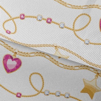 Chain Of Stars And Hearts Waterproof Oxford