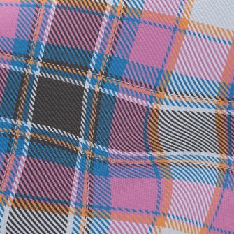 Crayon Pink Grid Twill